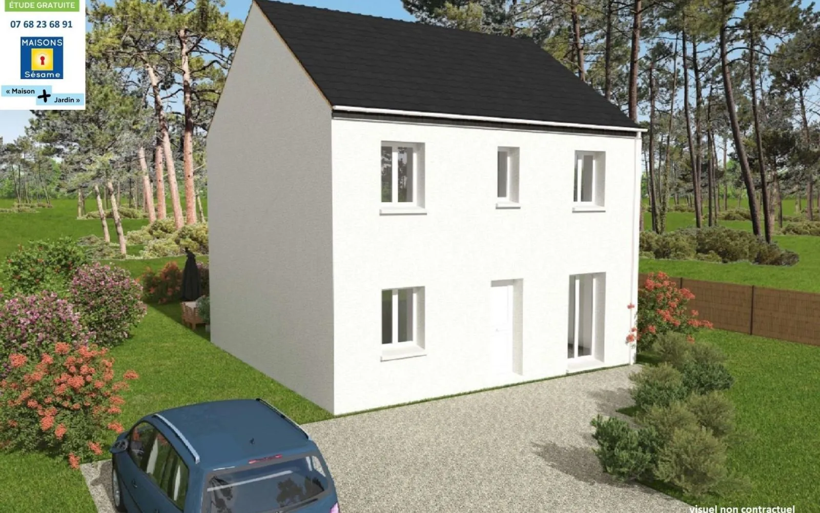 Projet de construction d'une maison 100 m² avec terrain à ORMOY (91) à Ormoy — photo 2