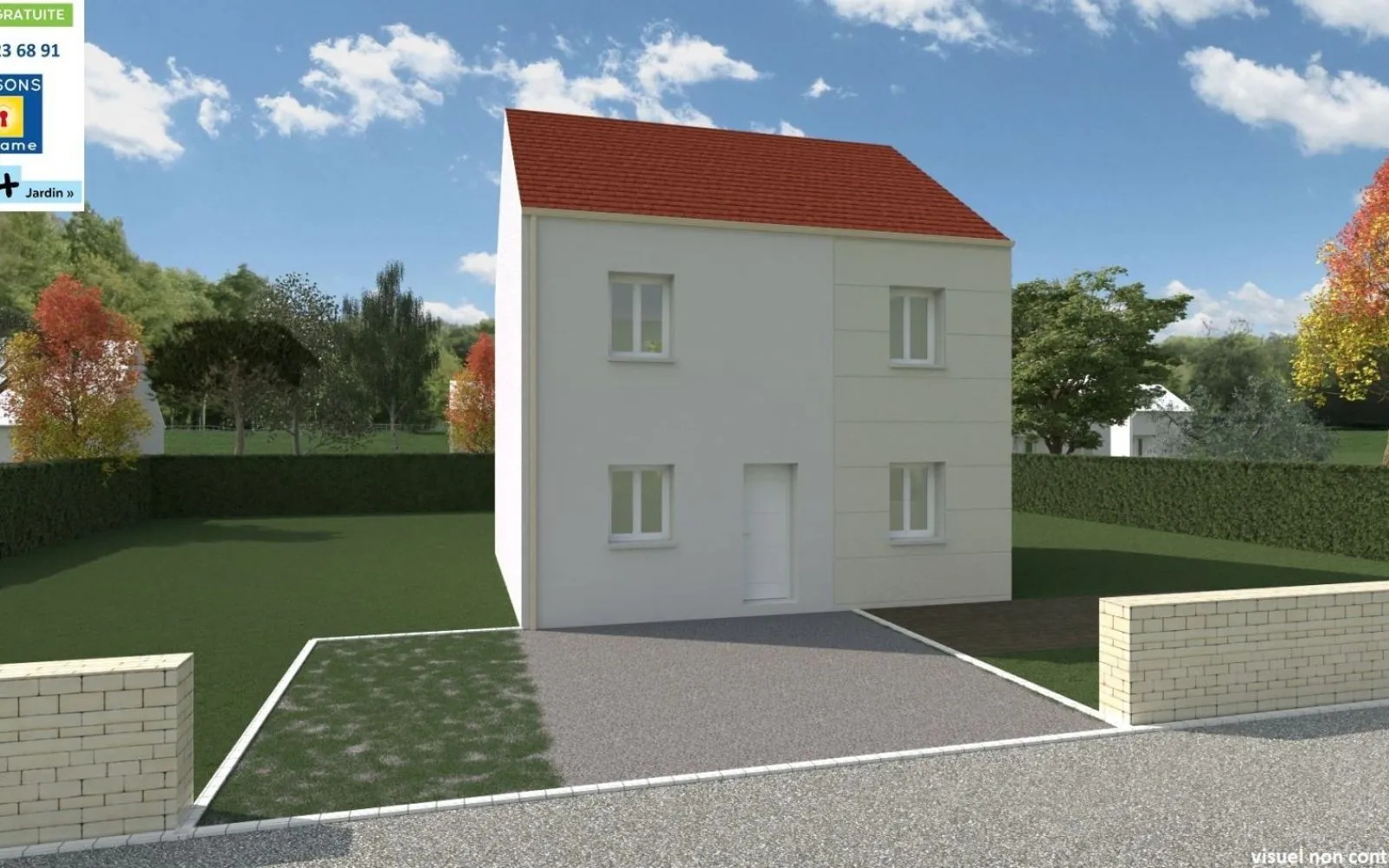 Projet de construction d'une maison 100 m² avec terrain à ORMOY (91) à Ormoy — photo 3