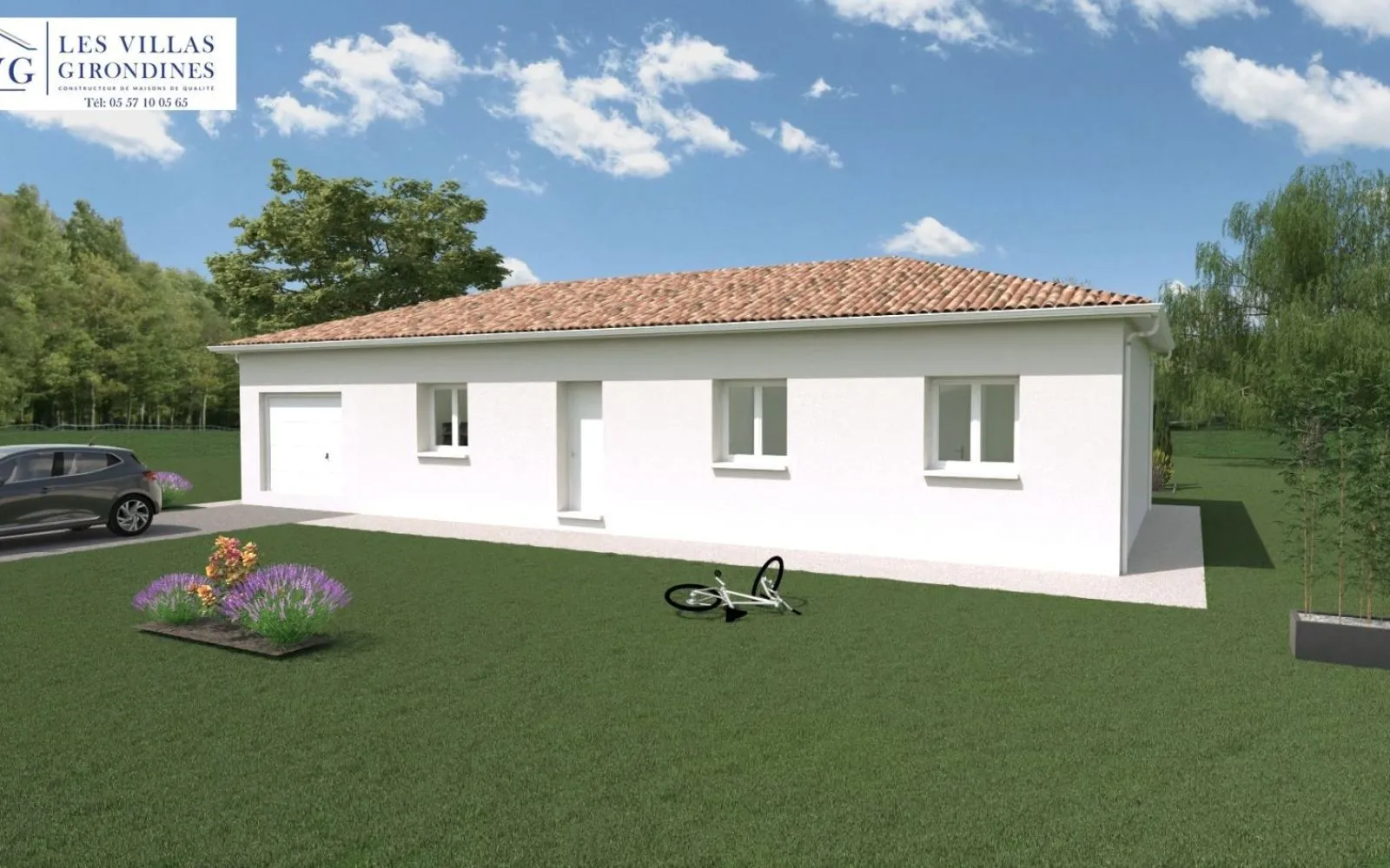Projet de construction d'une maison 94.95 m² avec terrain à BELIN-BELIET (33) à Belin-Béliet — photo 2