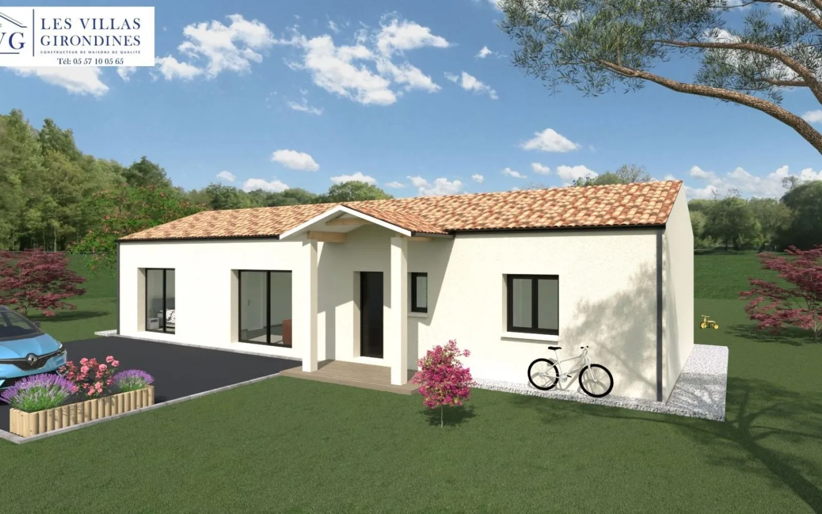 Projet de construction d'une maison 100.68 m² avec terrain à LA TESTE-DE-BUCH (33) à La Teste-de-Buch — photo 1