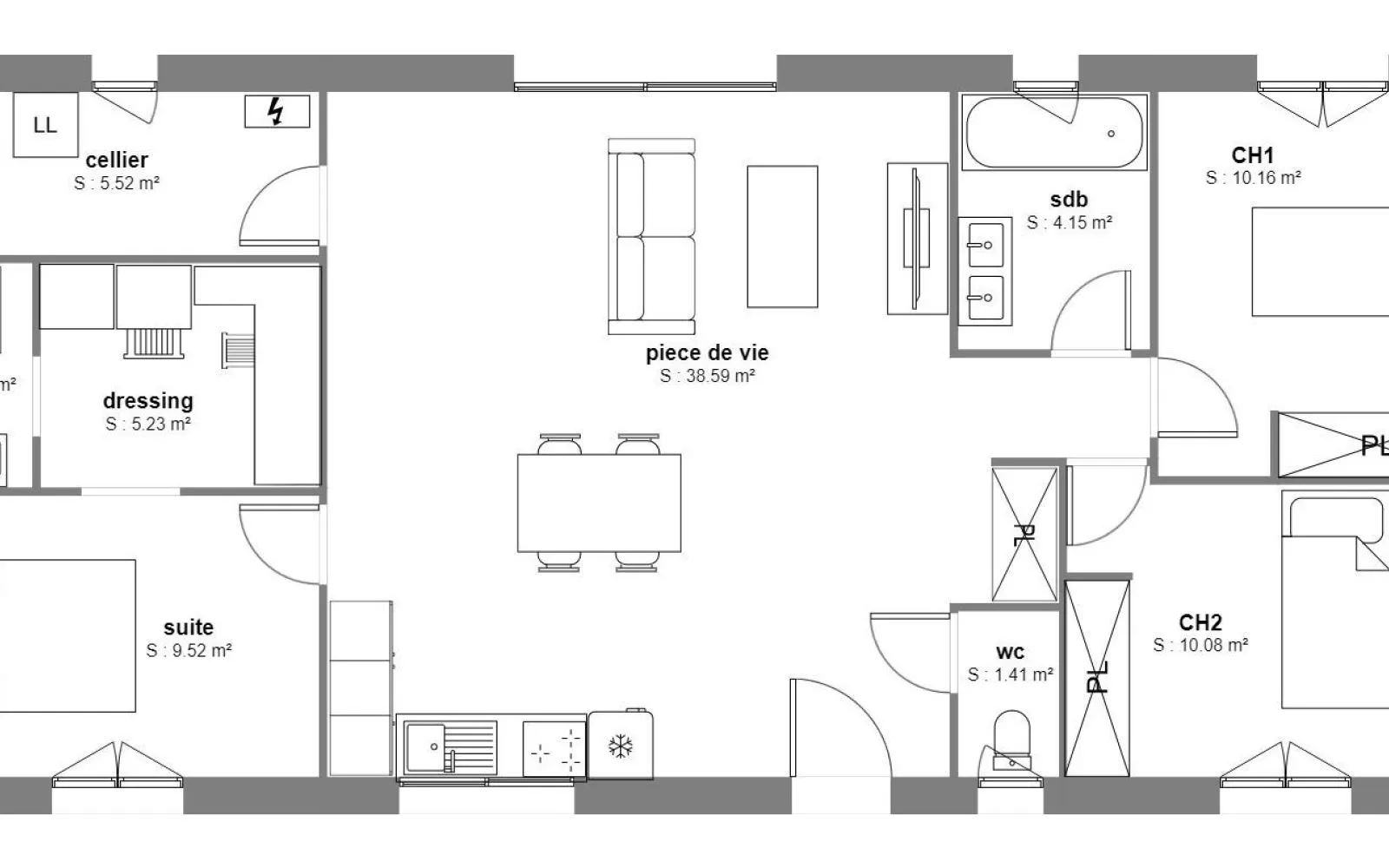 Projet de construction d'une maison 87 m² avec terrain à SAINT-JEAN-D'ILLAC (33) à Saint-Jean-d'Illac — photo 3
