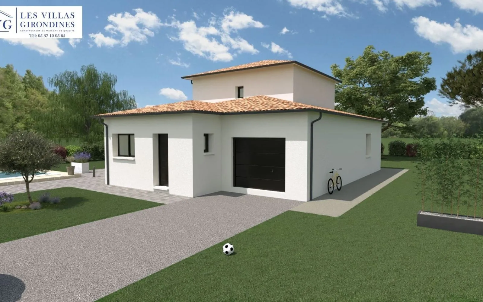 Projet de construction d'une maison 122.95 m² avec terrain à LA TESTE-DE-BUCH (33) à La Teste-de-Buch — photo 1