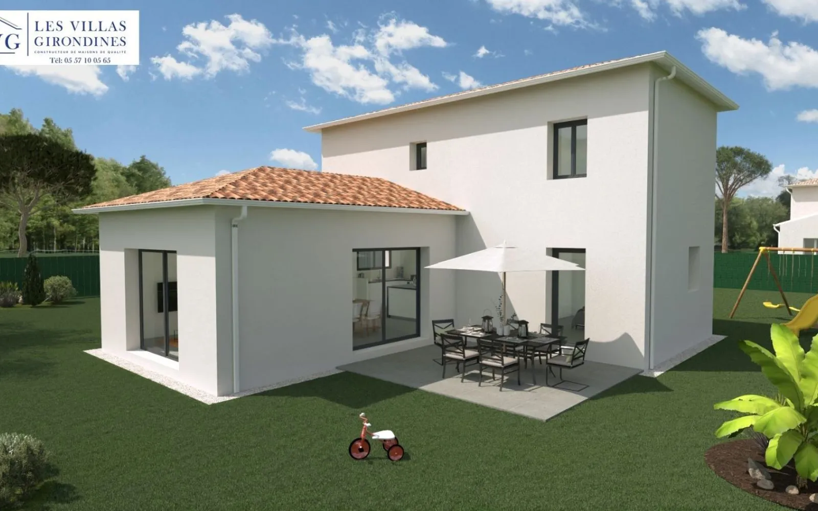 Projet de construction d'une maison 97.33 m² avec terrain à MIOS (33) à Mios — photo 1
