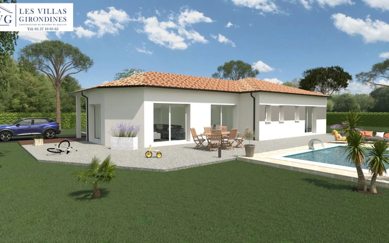 Projet de construction d'une maison 123.35 m² avec terrain à LA TESTE-DE-BUCH (33) à La Teste-de-Buch — photo 1