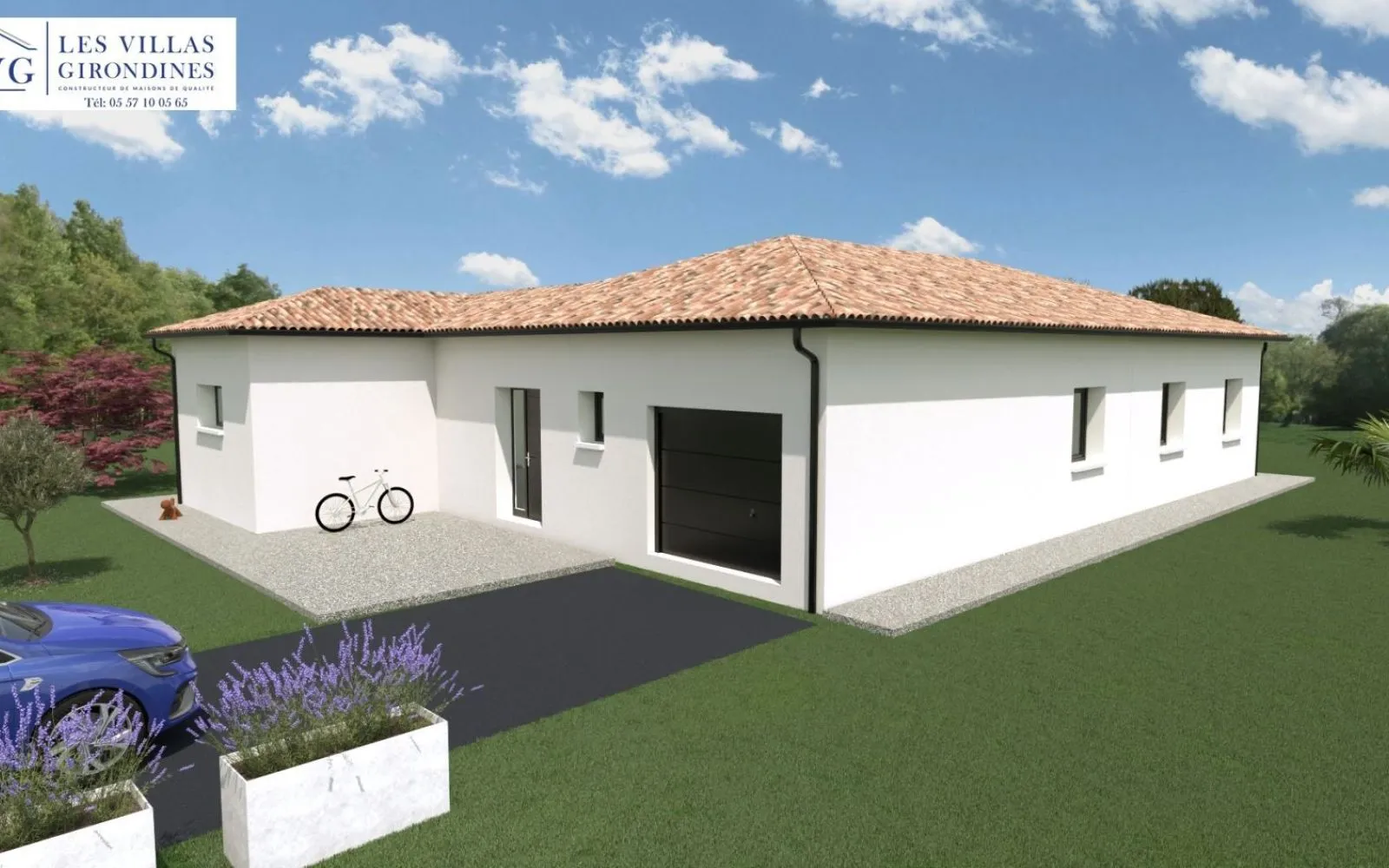 Projet de construction d'une maison 129.54 m² avec terrain à BELIN-BELIET (33) à Belin-Béliet — photo 2