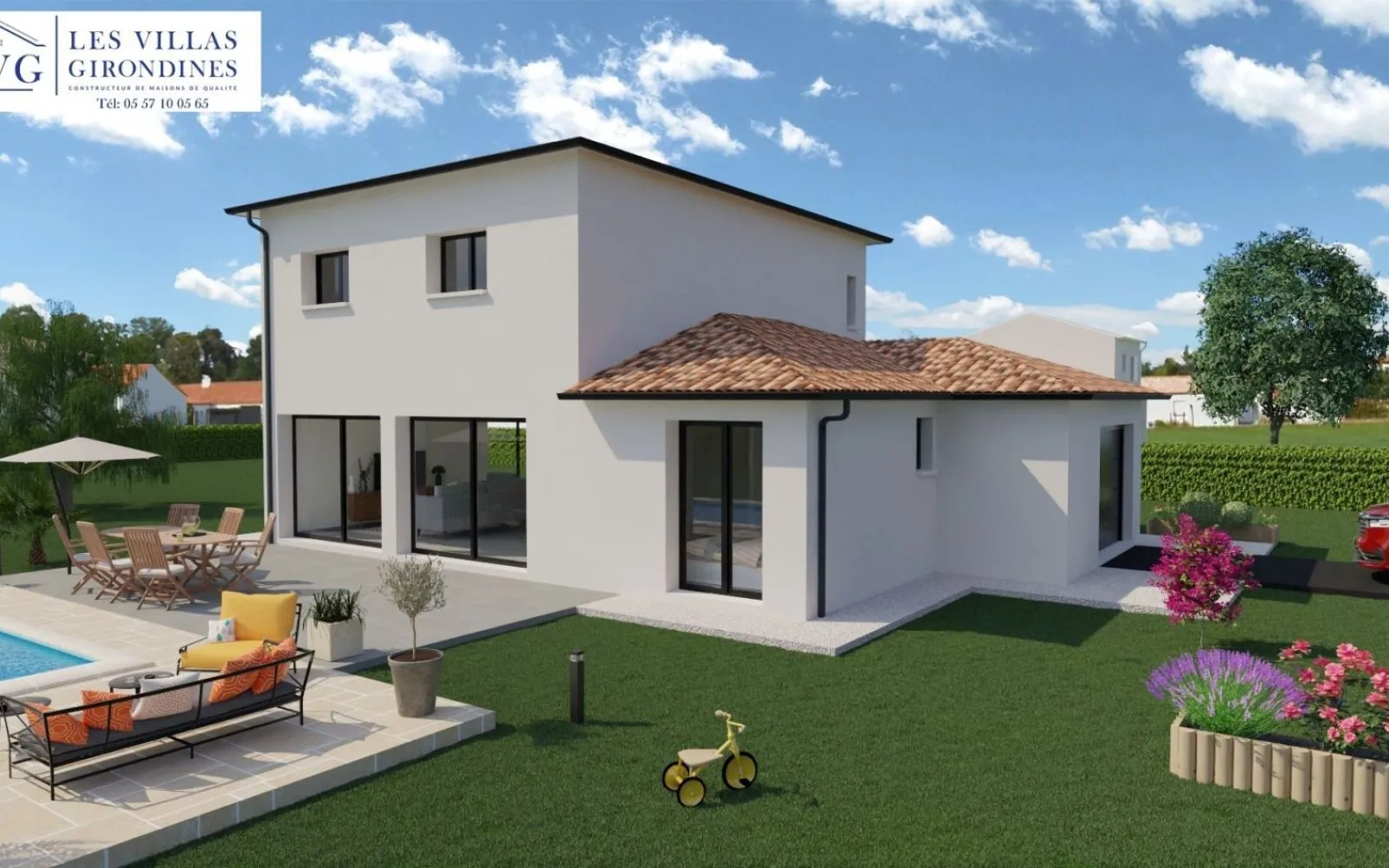 Projet de construction d'une maison 124.8 m² avec terrain à LA TESTE-DE-BUCH (33) à La Teste-de-Buch — photo 1