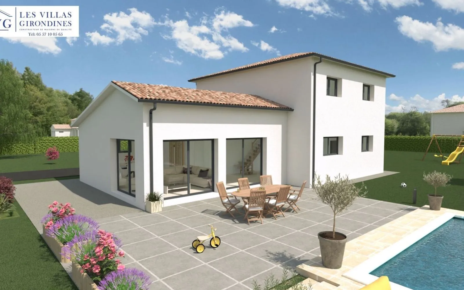 Projet de construction d'une maison 140.56 m² avec terrain à LANGON (33) à Langon — photo 1