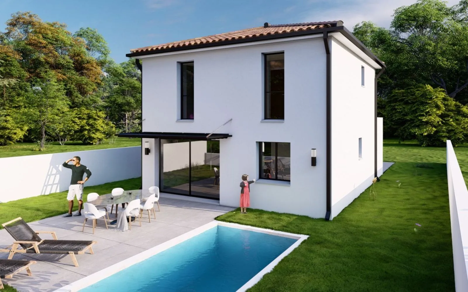Projet de construction d'une maison 79 m² avec terrain à ALIGNAN-DU-VENT (34) à Alignan-du-Vent — photo 2