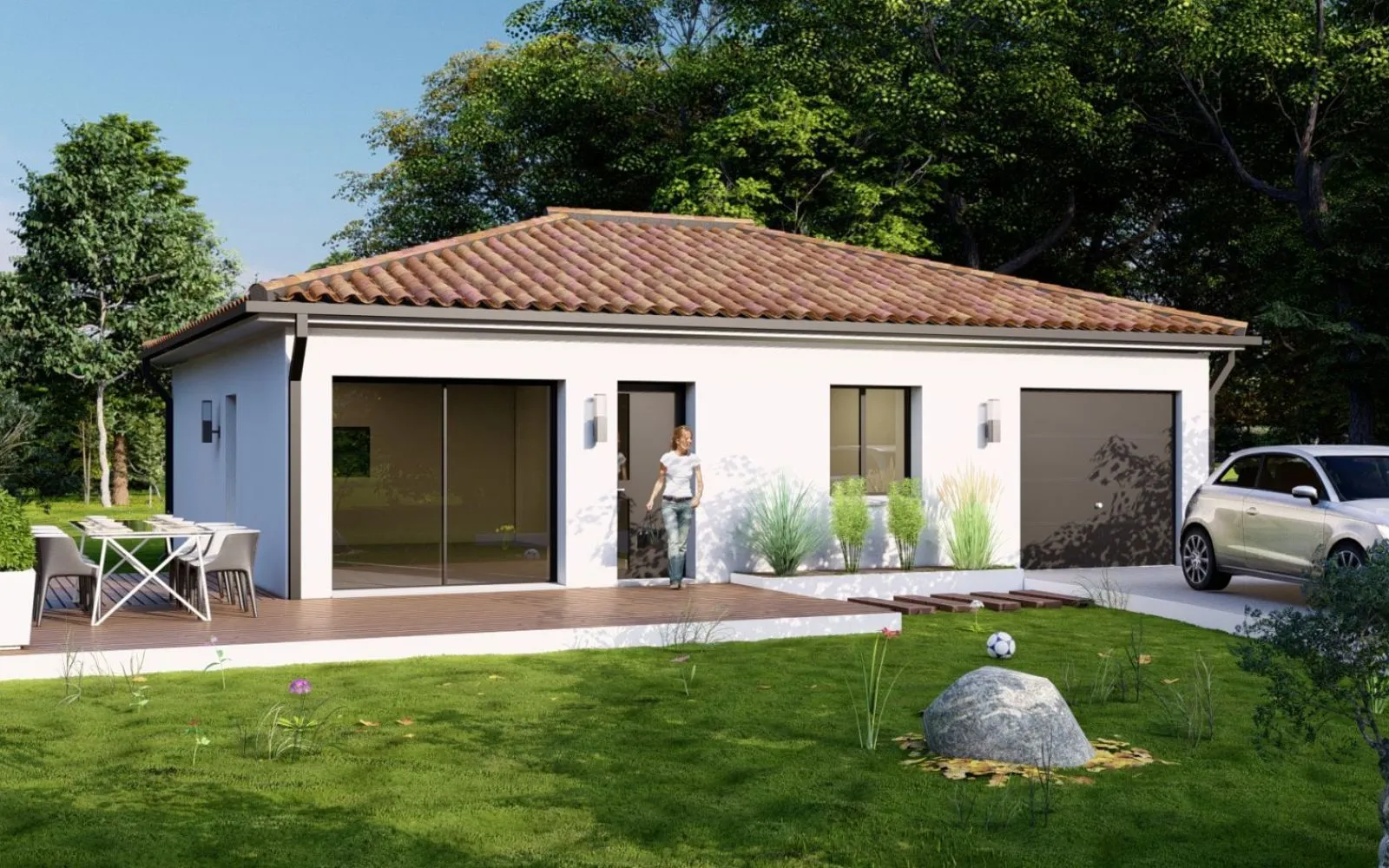 Projet de construction d'une maison 70 m² avec terrain à ALIGNAN-DU-VENT (34) à Alignan-du-Vent — photo 2