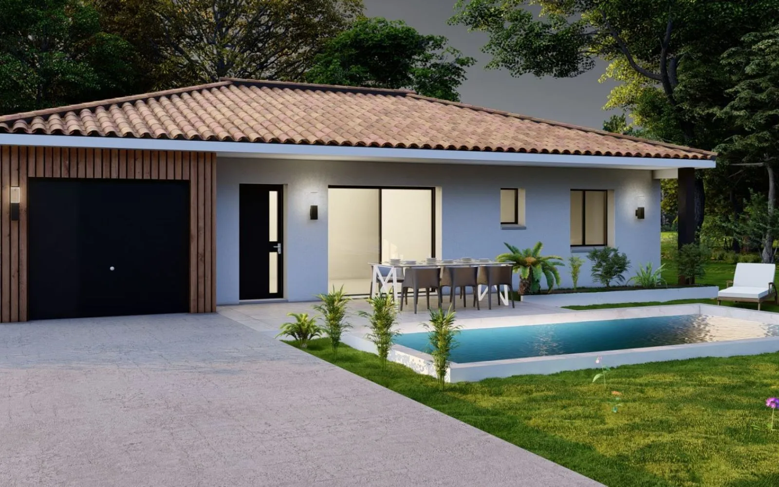 Projet de construction d'une maison 85 m² avec terrain à ALIGNAN-DU-VENT (34) à Alignan-du-Vent — photo 2