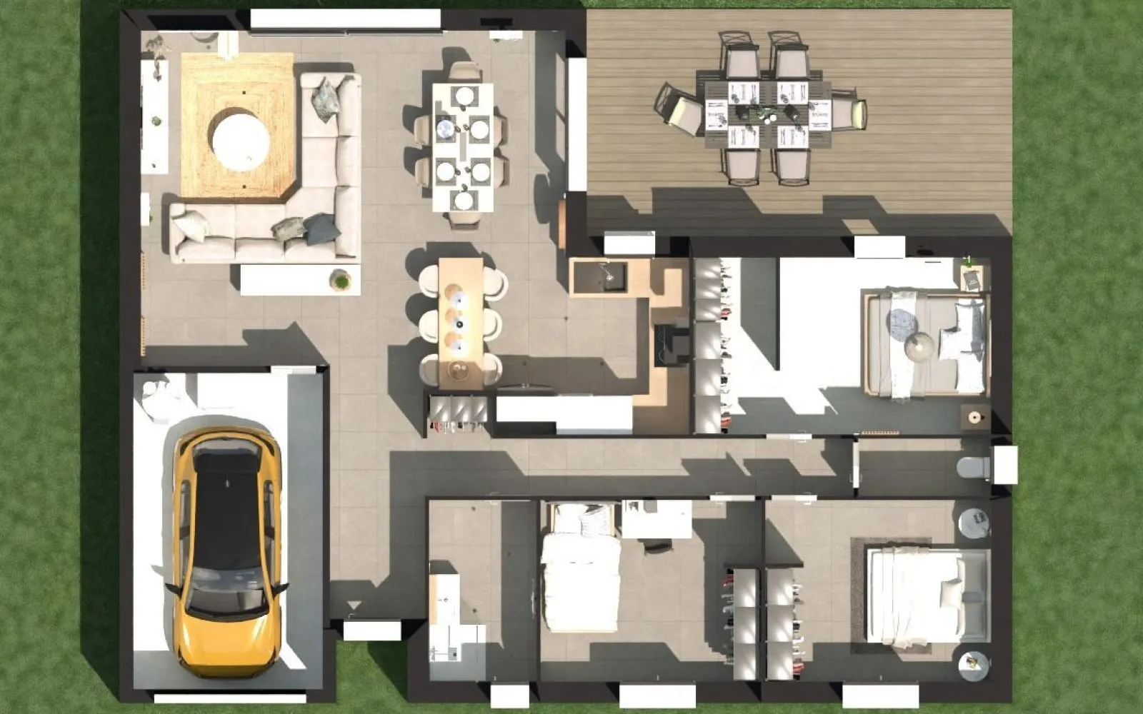 Projet de construction d'une maison 95 m² avec terrain à MARCORIGNAN (11) à Marcorignan — photo 2