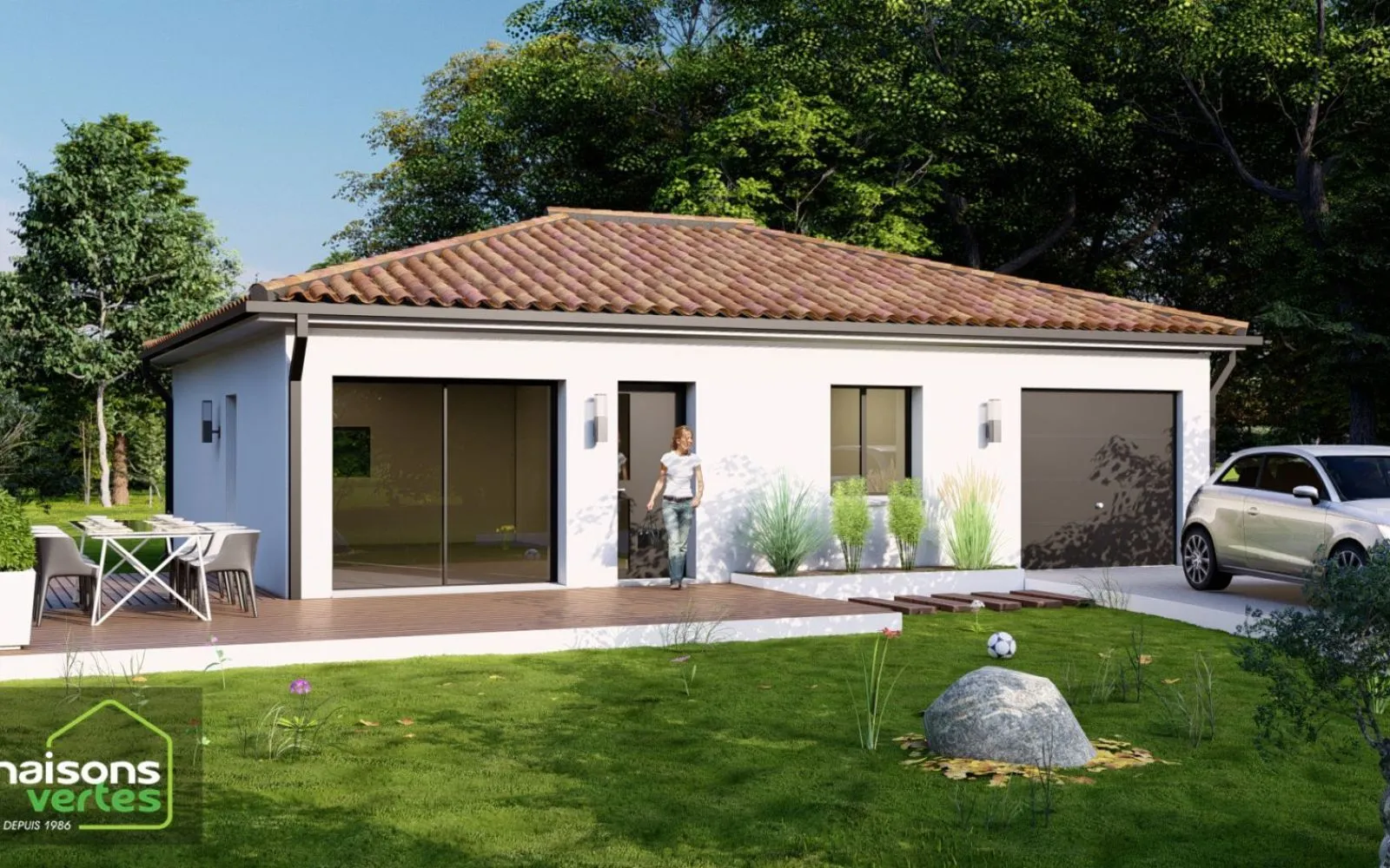 Projet de construction d'une maison 69 m² avec terrain à ALIGNAN-DU-VENT (34) à Alignan-du-Vent — photo 1
