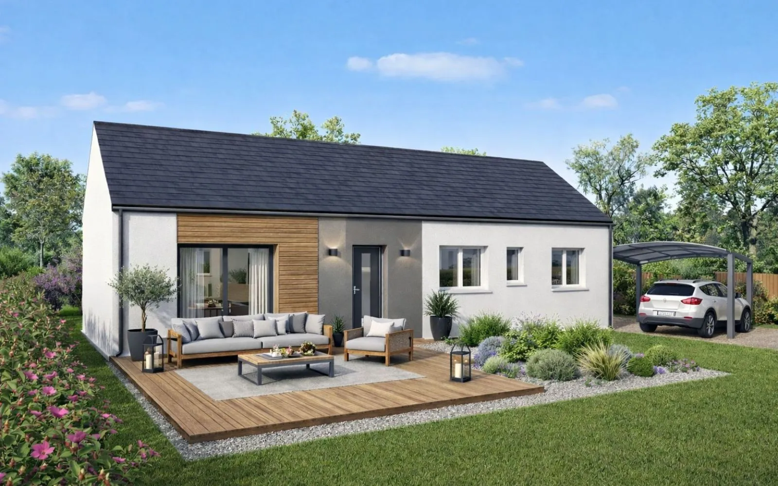 Projet de construction d'une maison 110 m² avec terrain à VERRIERES-LE-BUISSON (91) à Verrières-le-Buisson — photo 1