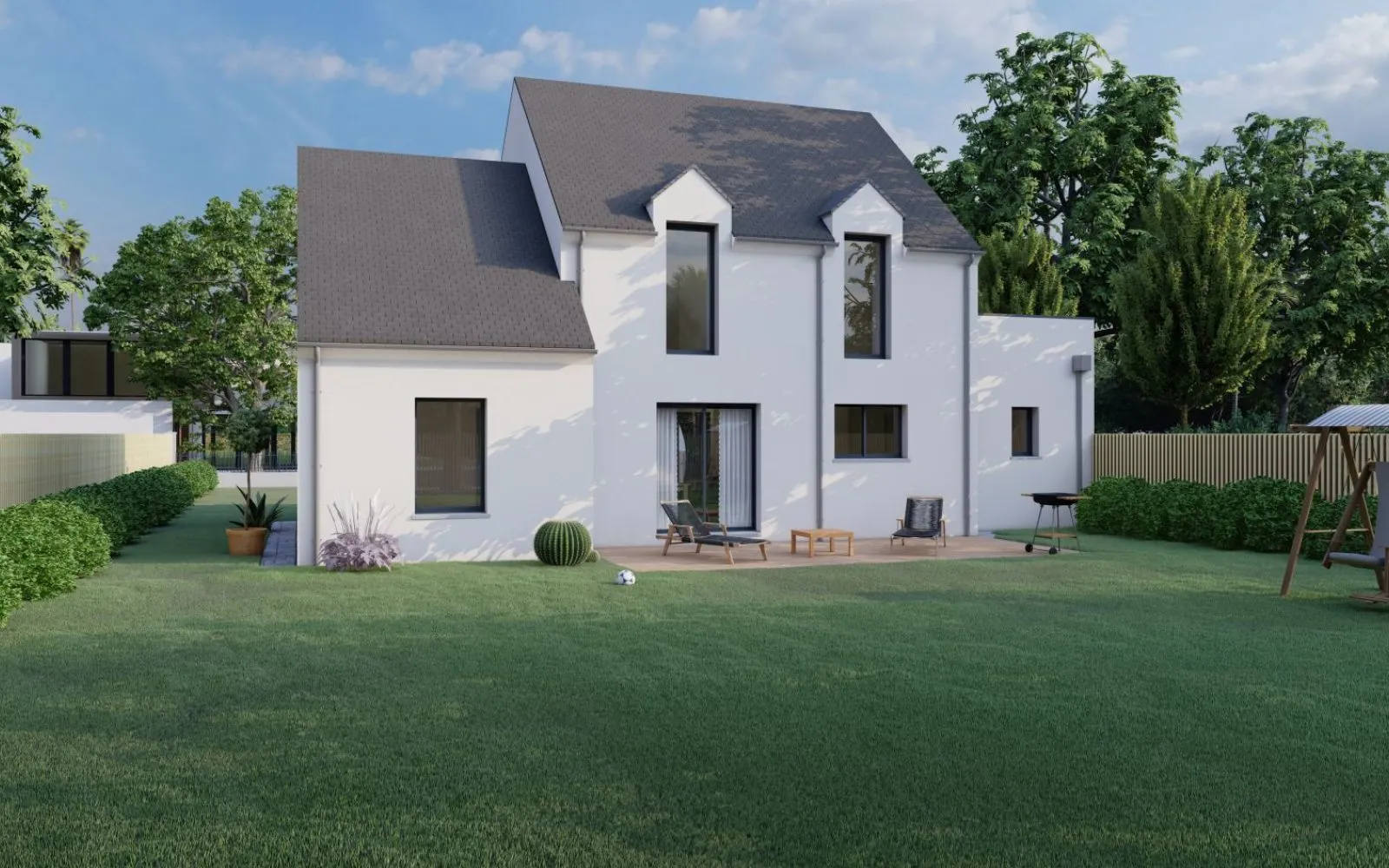 Projet de construction d'une maison 124 m² avec terrain à CHAMPMOTTEUX (91) à Champmotteux — photo 2