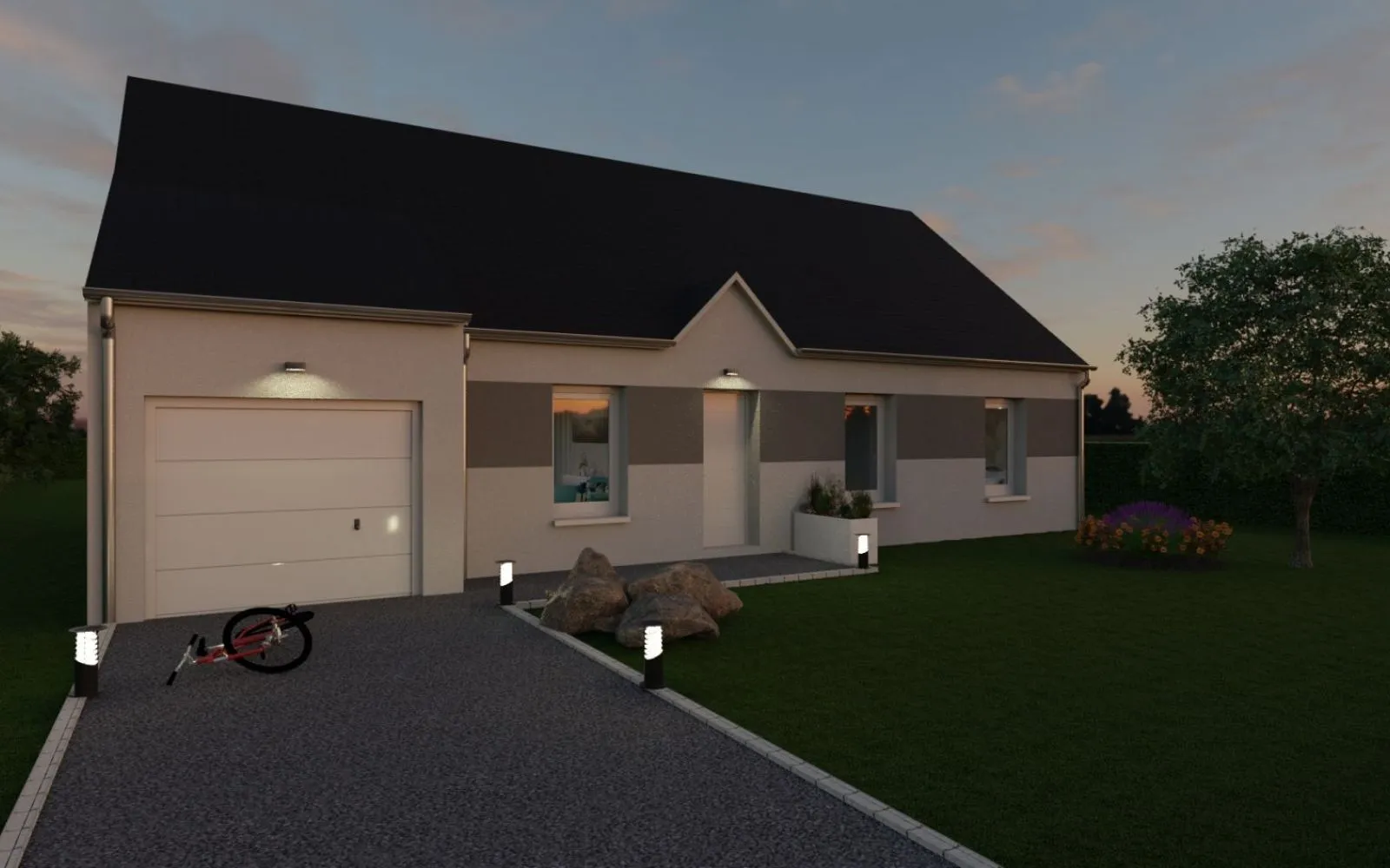 Projet de construction d'une maison 93 m² avec terrain à NOISY-LE-GRAND (93) à Noisy-le-Grand — photo 1