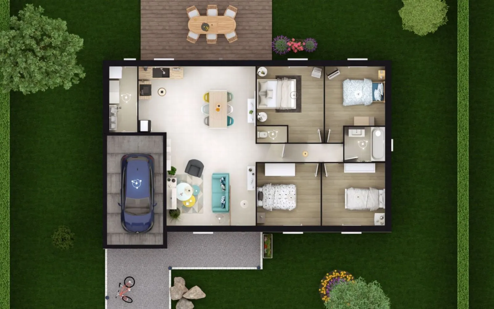 Projet de construction d'une maison 93 m² avec terrain à NOISY-LE-GRAND (93) à Noisy-le-Grand — photo 6