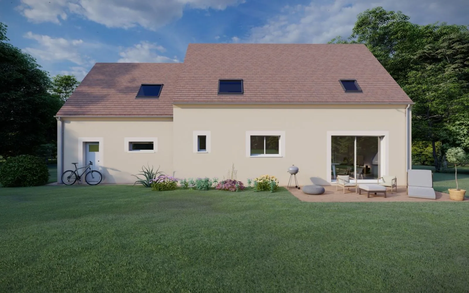 Projet de construction d'une maison 146 m² avec terrain à BONNEVAL (28) à Bonneval — photo 2
