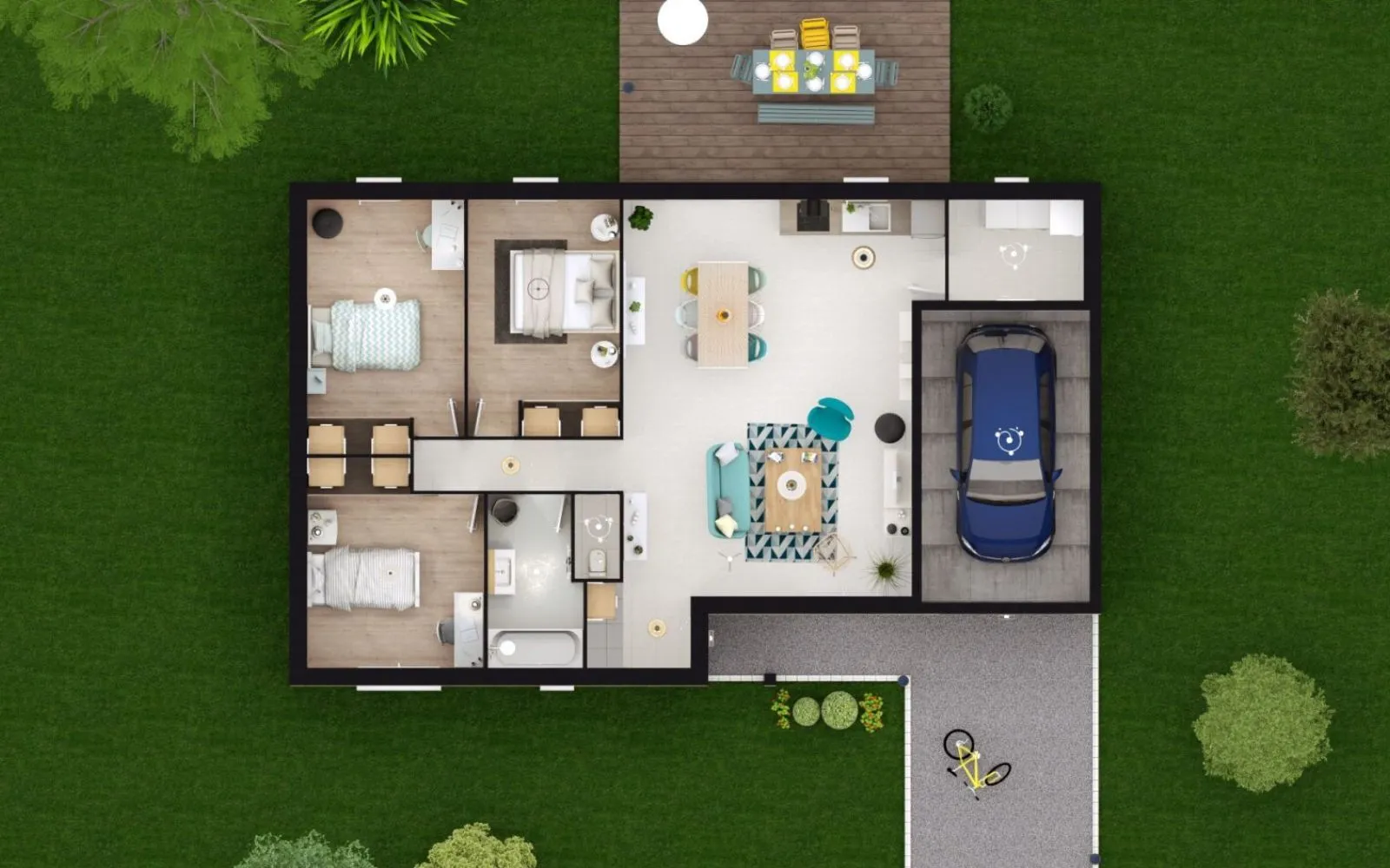 Projet de construction d'une maison 88 m² avec terrain à FRANCONVILLE (95) à Franconville — photo 6