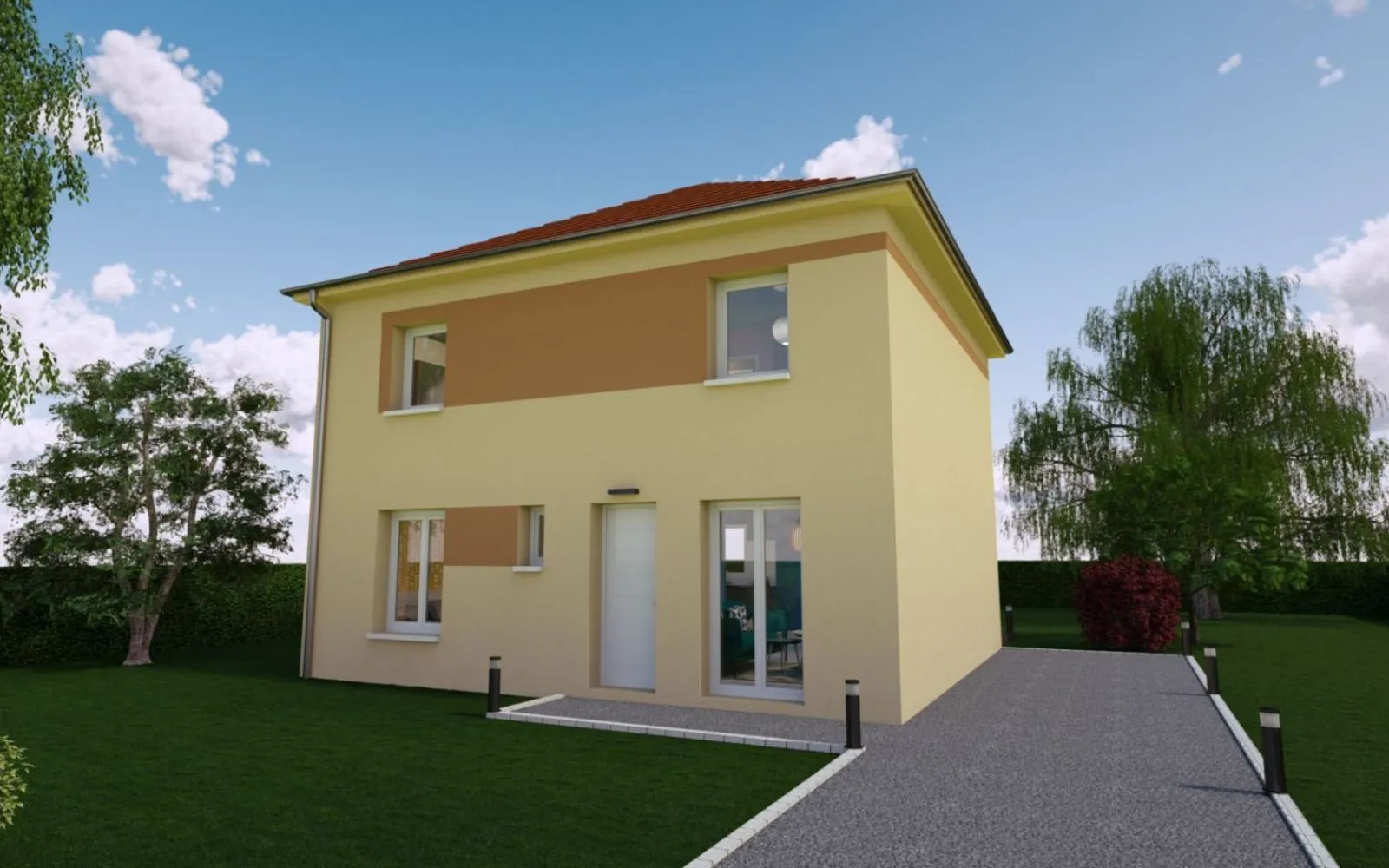 Projet de construction d'une maison 104 m² avec terrain à BOISSY-LE-CHATEL (77) à Boissy-le-Châtel — photo 1