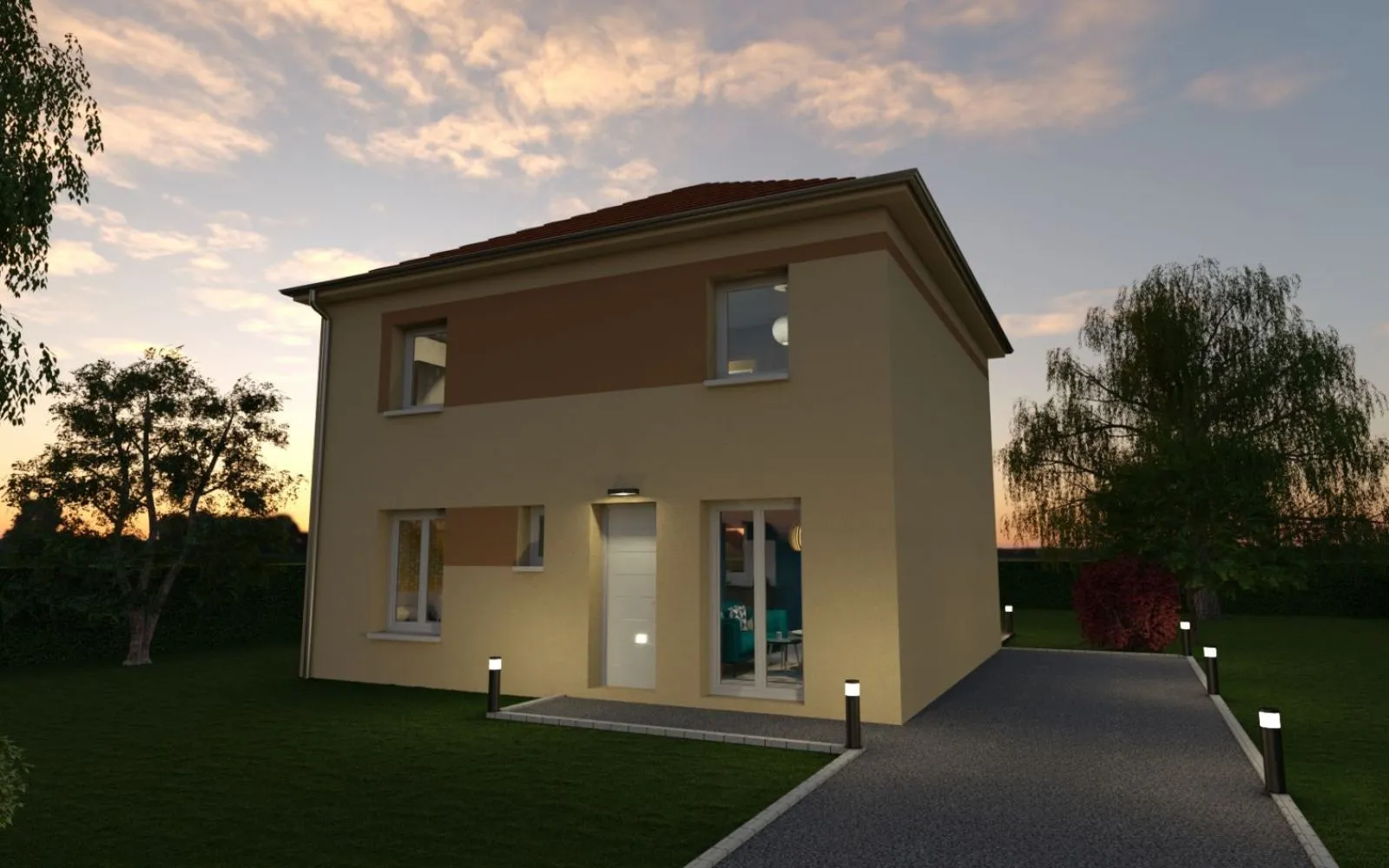 Projet de construction d'une maison 104 m² avec terrain à BOISSY-LE-CHATEL (77) à Boissy-le-Châtel — photo 2