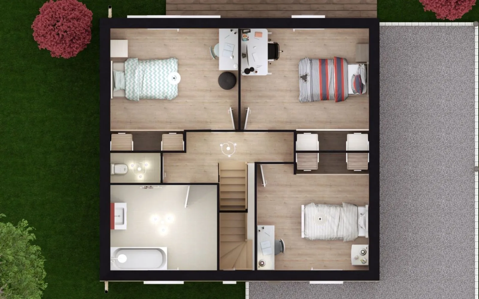 Projet de construction d'une maison 104 m² avec terrain à BOISSY-LE-CHATEL (77) à Boissy-le-Châtel — photo 7