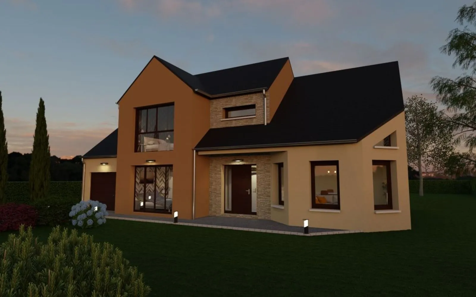 Projet de construction d'une maison 138 m² avec terrain à TIGEAUX (77) à Tigeaux — photo 2