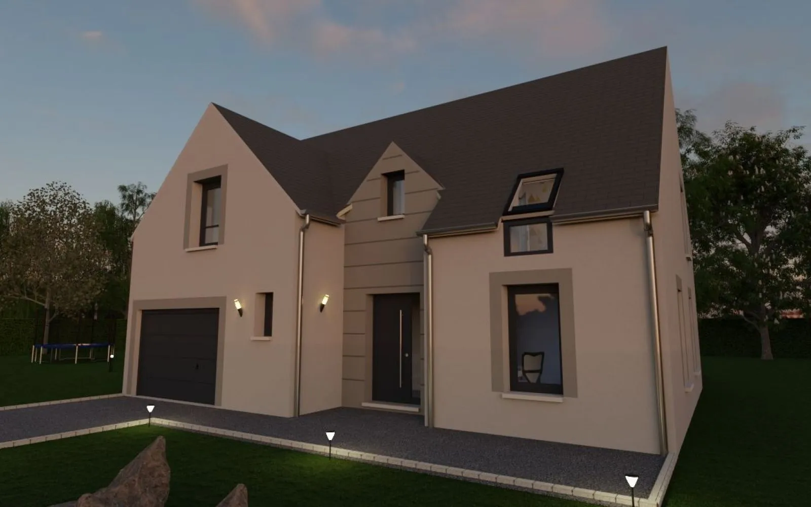 Projet de construction d'une maison 95 m² avec terrain à FONTENAY-TRESIGNY (77) à Fontenay-Trésigny — photo 1