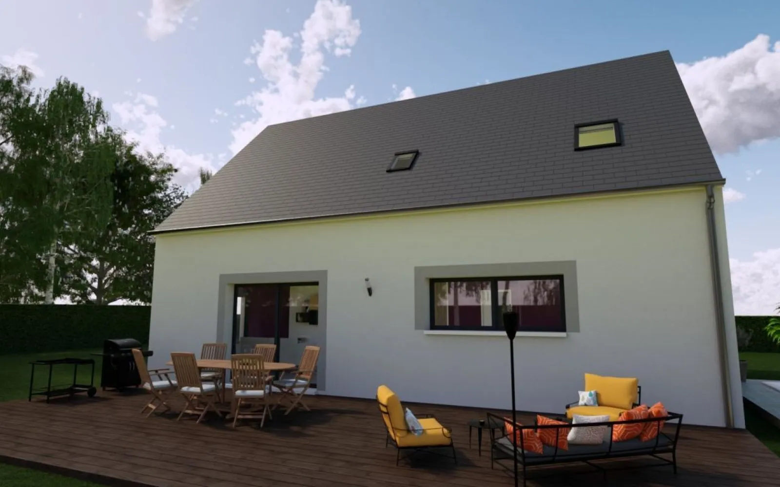 Projet de construction d'une maison 95 m² avec terrain à FONTENAY-TRESIGNY (77) à Fontenay-Trésigny — photo 3