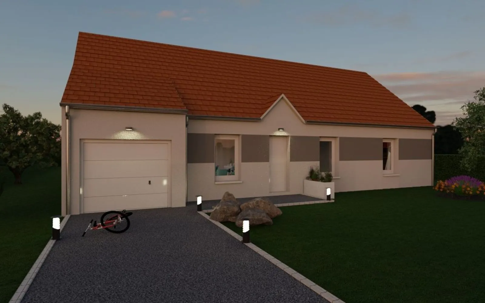Projet de construction d'une maison 106 m² avec terrain à EGLY (91) à Égly — photo 1