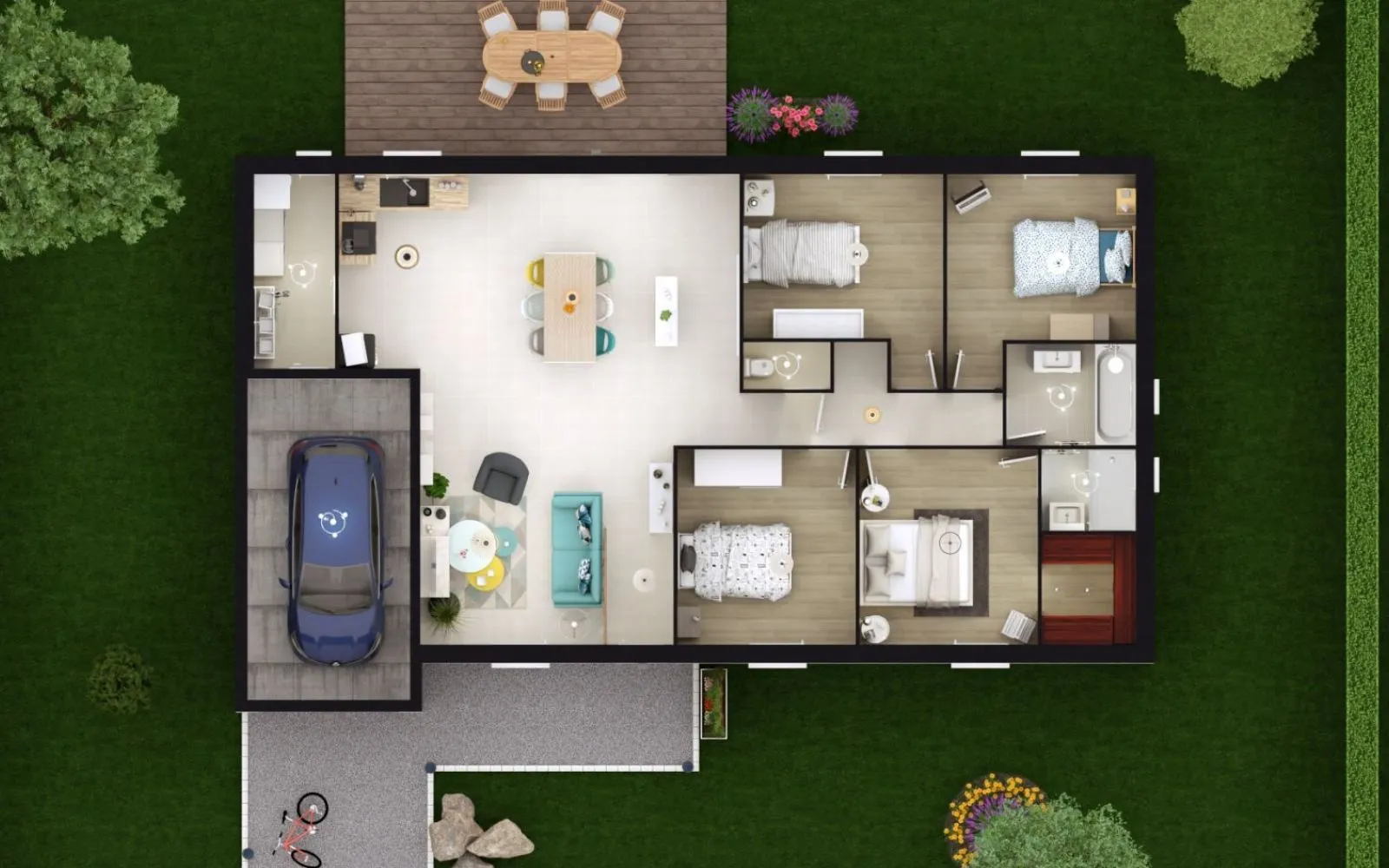 Projet de construction d'une maison 106 m² avec terrain à EGLY (91) à Égly — photo 6
