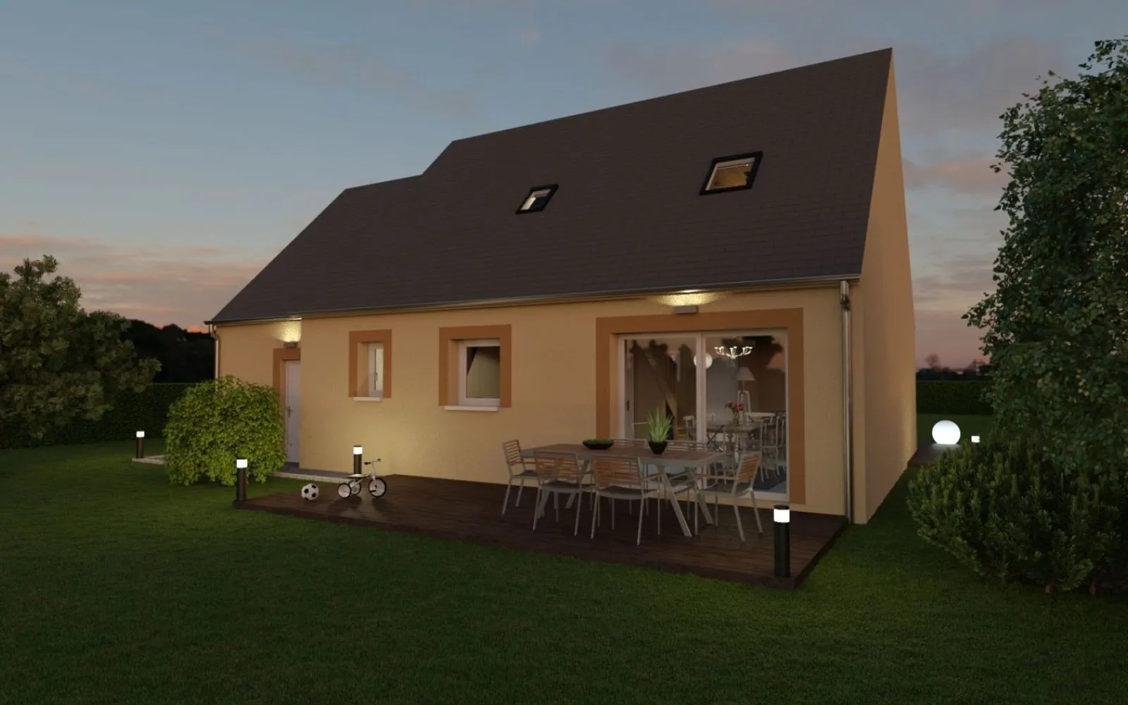 Projet de construction d'une maison 83 m² avec terrain à GRISY-SUISNES (77) à Grisy-Suisnes — photo 3