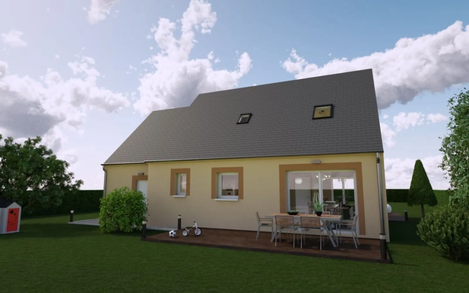 Projet de construction d'une maison 83 m² avec terrain à GRISY-SUISNES (77) à Grisy-Suisnes — photo 4