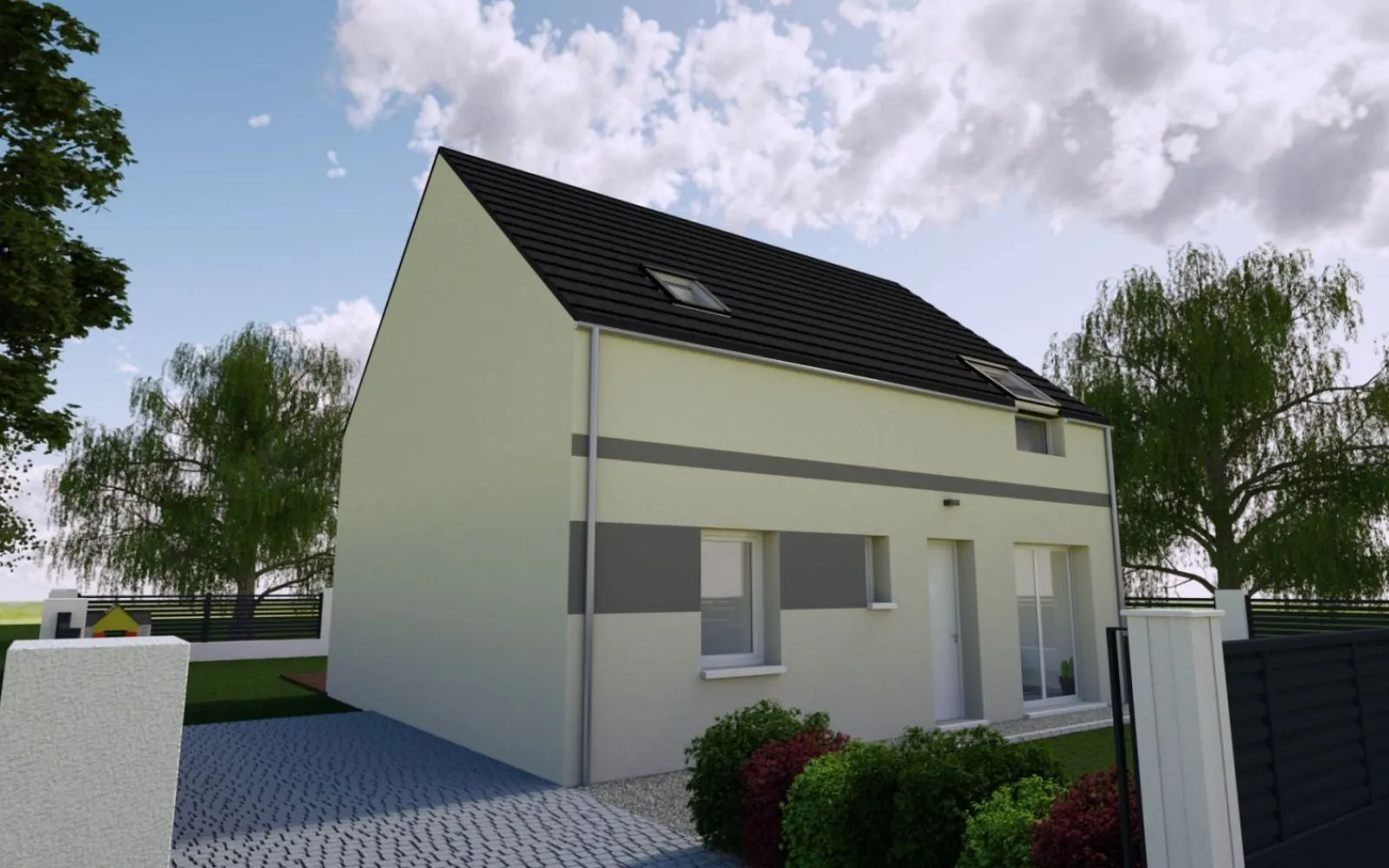 Projet de construction d'une maison 96 m² avec terrain à CHESSY (77) à Chessy — photo 1