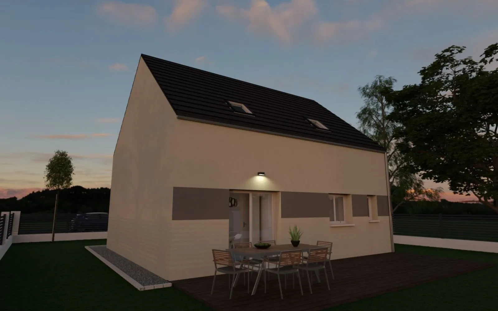 Projet de construction d'une maison 96 m² avec terrain à CHESSY (77) à Chessy — photo 3