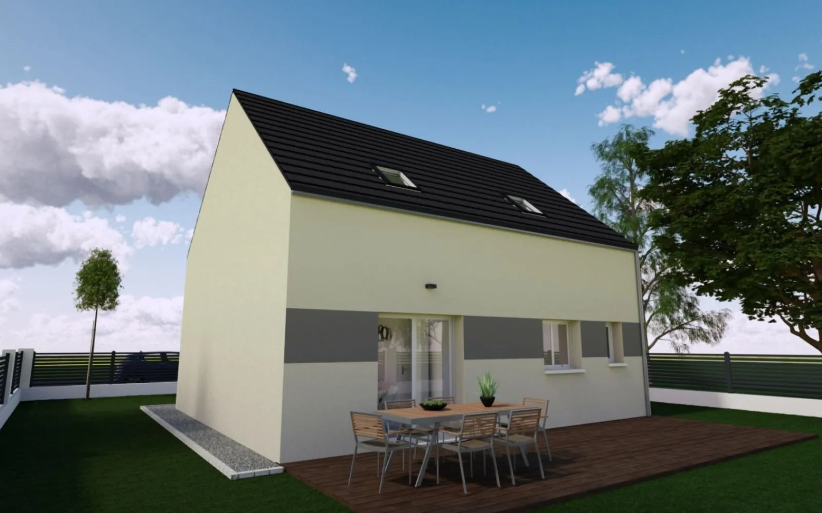 Projet de construction d'une maison 96 m² avec terrain à CHESSY (77) à Chessy — photo 4