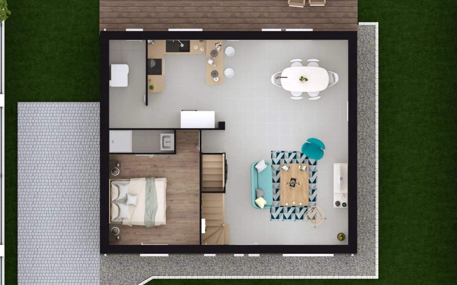 Projet de construction d'une maison 96 m² avec terrain à CHESSY (77) à Chessy — photo 6