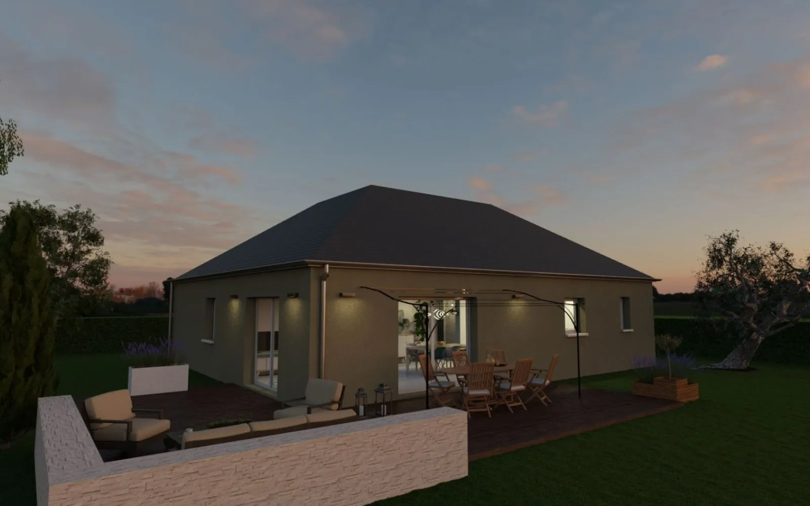 Projet de construction d'une maison 90 m² avec terrain à VOULANGIS (77) à Voulangis — photo 2