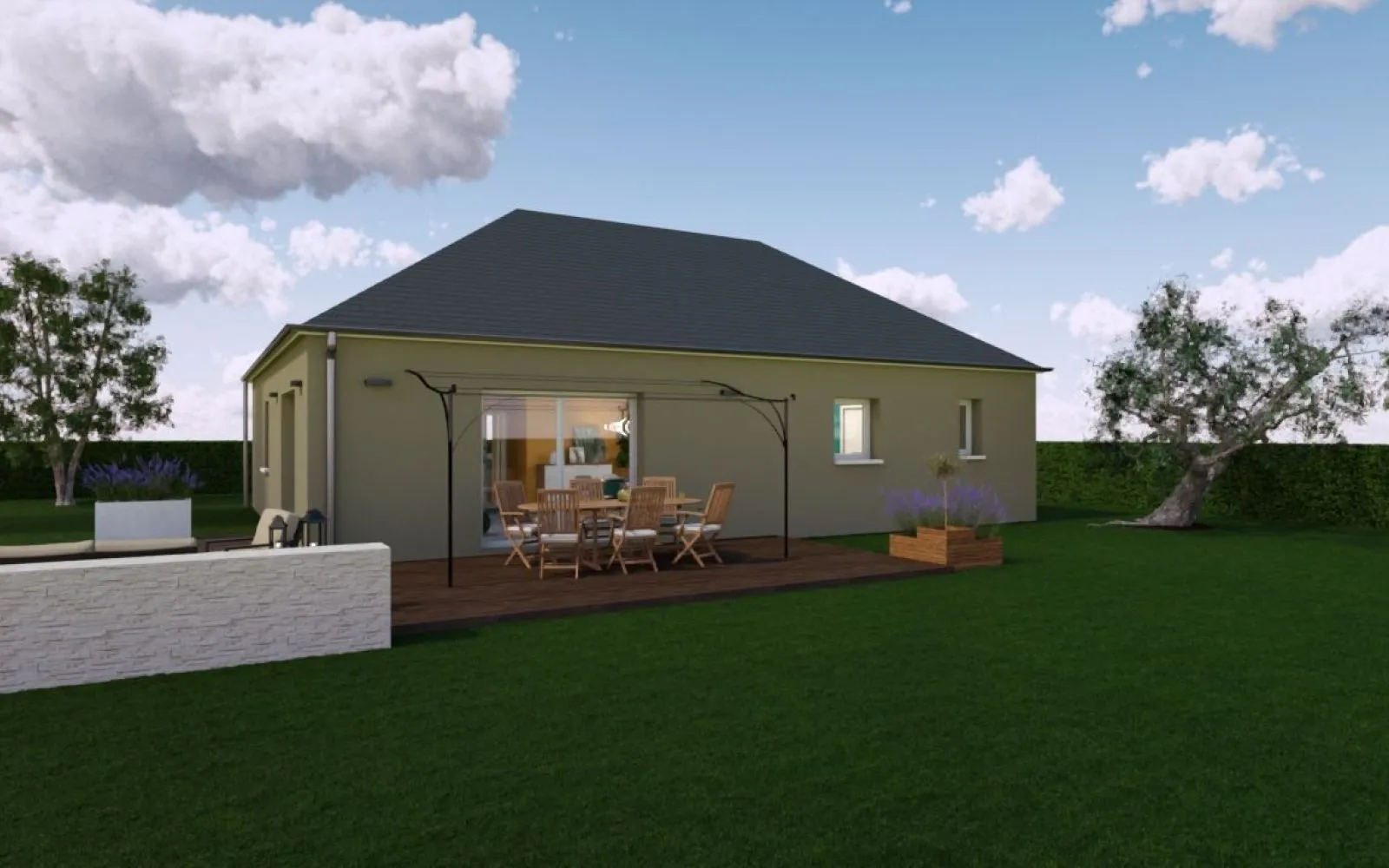 Projet de construction d'une maison 90 m² avec terrain à VOULANGIS (77) à Voulangis — photo 4