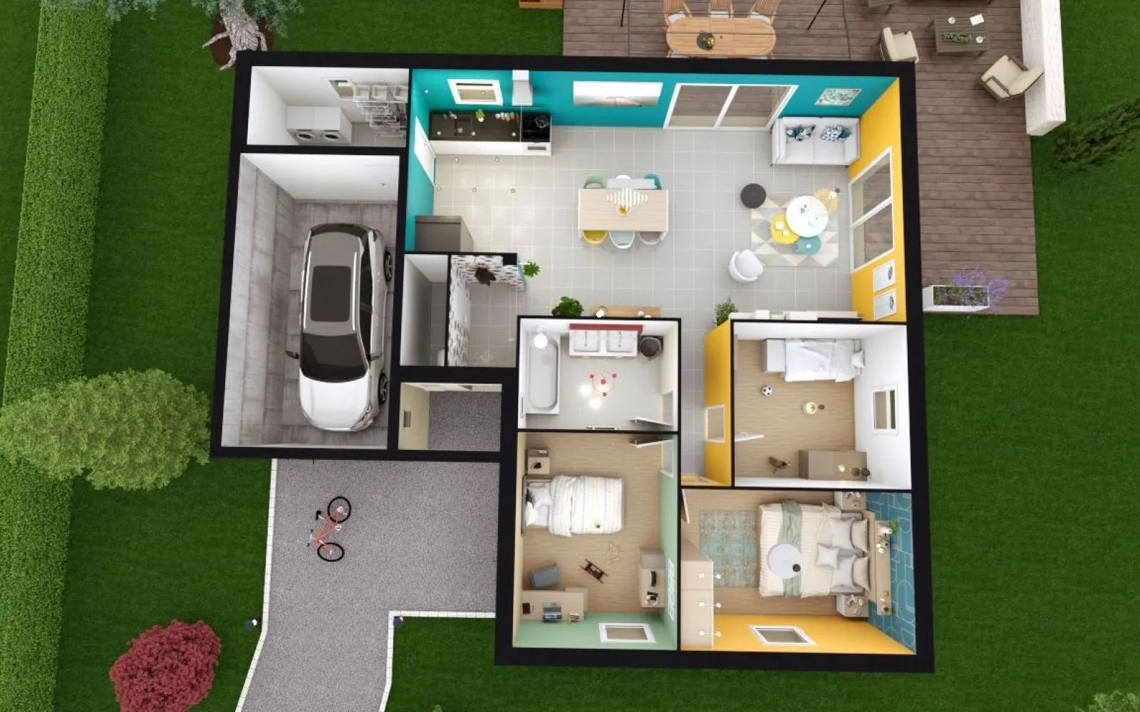 Projet de construction d'une maison 90 m² avec terrain à VOULANGIS (77) à Voulangis — photo 6