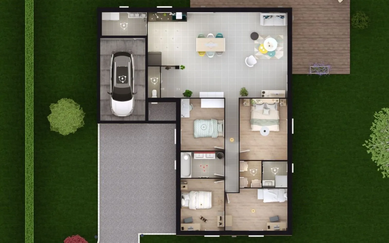 Projet de construction d'une maison 117 m² avec terrain à GUIGNES (77) à Guignes — photo 6