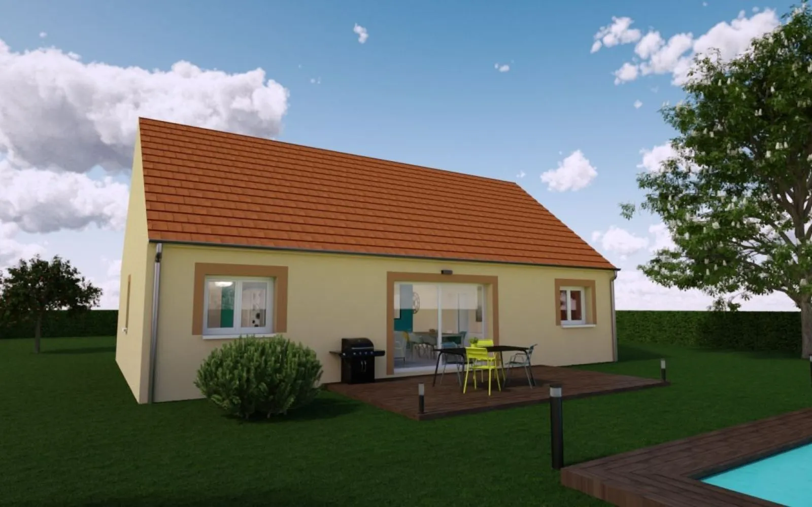 Projet de construction d'une maison 92 m² avec terrain à CHESSY (77) à Chessy — photo 3