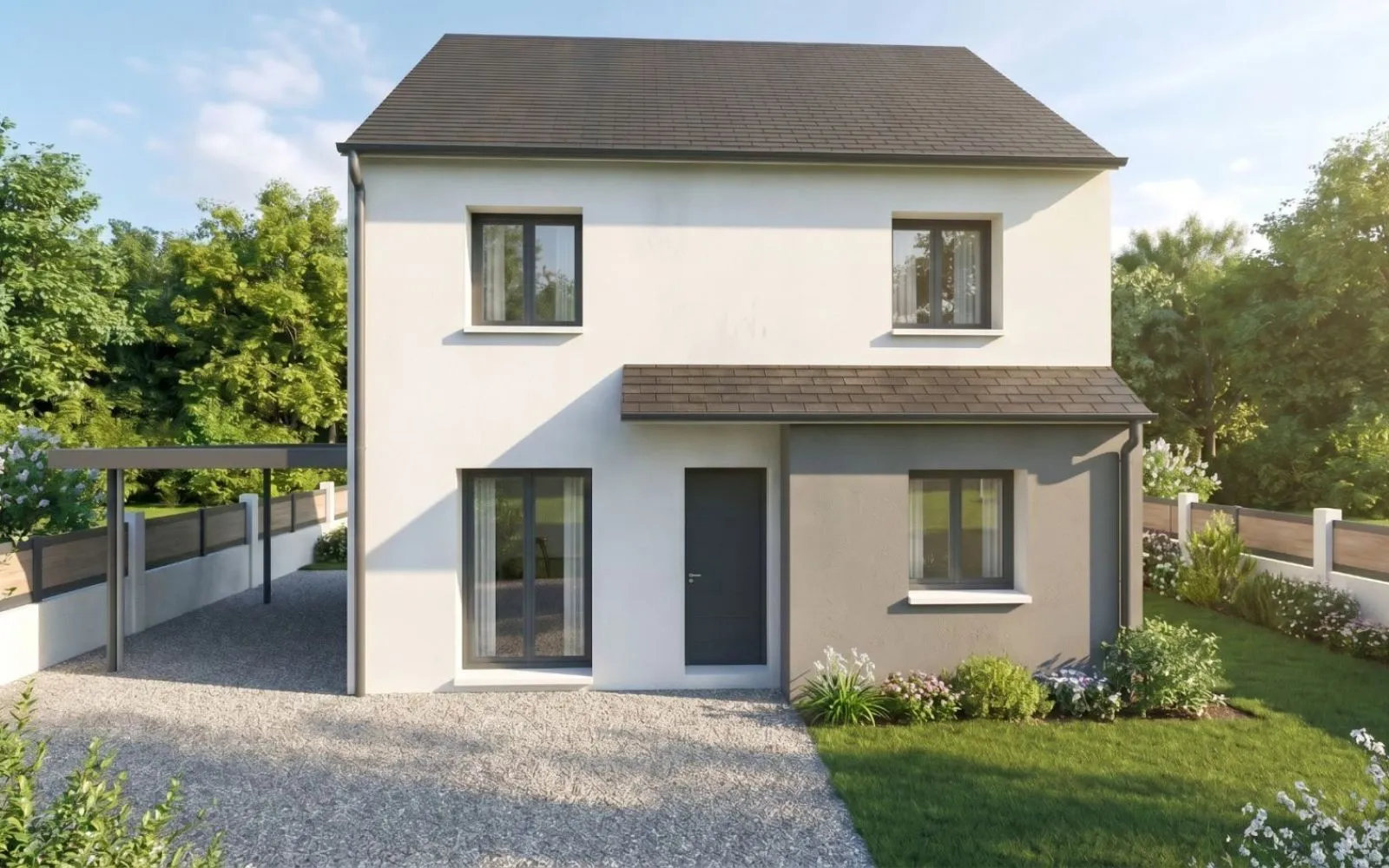Projet de construction d'une maison 108 m² avec terrain à ANGERVILLIERS (91) à Angervilliers — photo 1