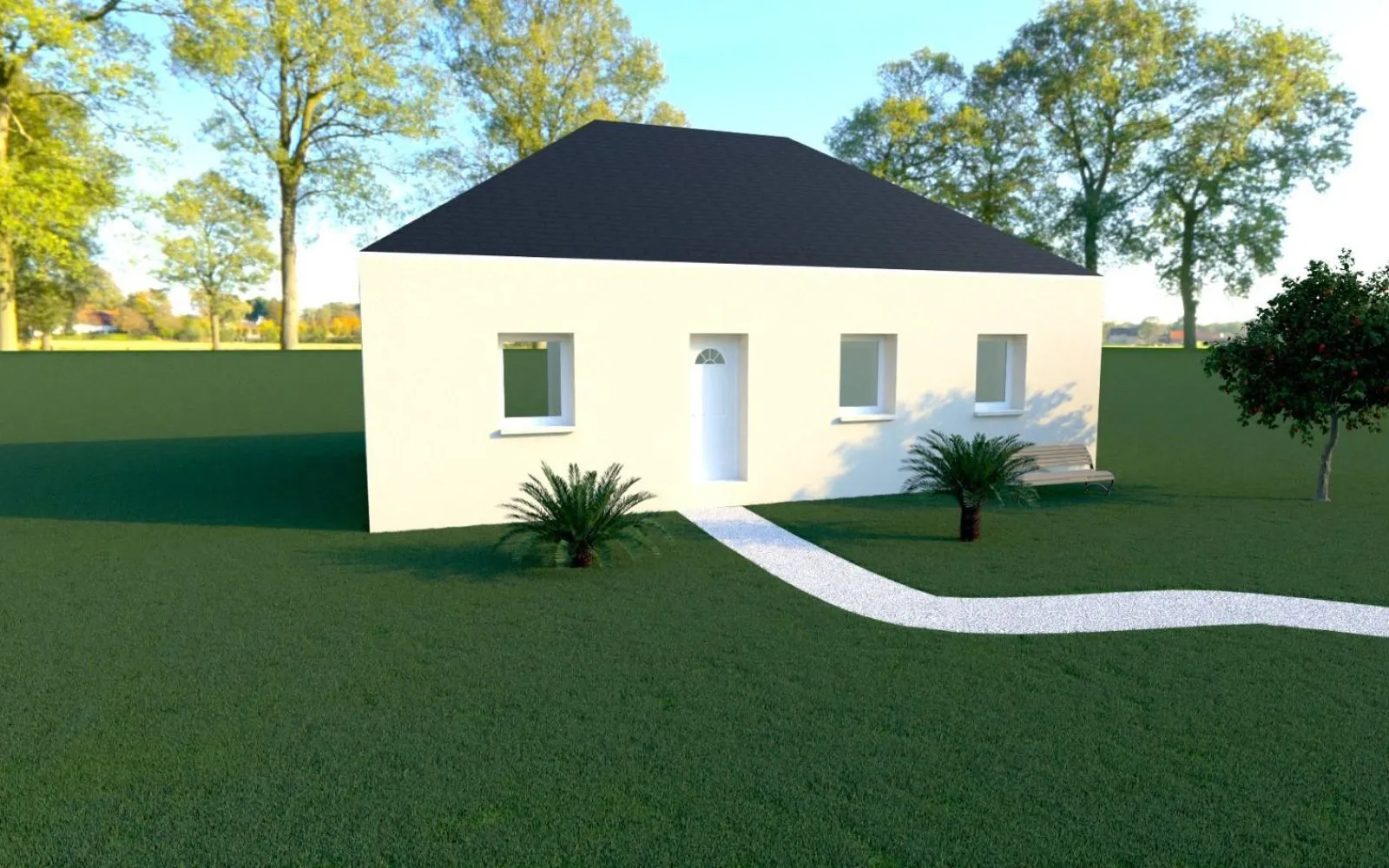 Projet de construction d'une maison 78 m² avec terrain à LA FERTE-SOUS-JOUARRE (77) à La Ferté-sous-Jouarre — photo 1
