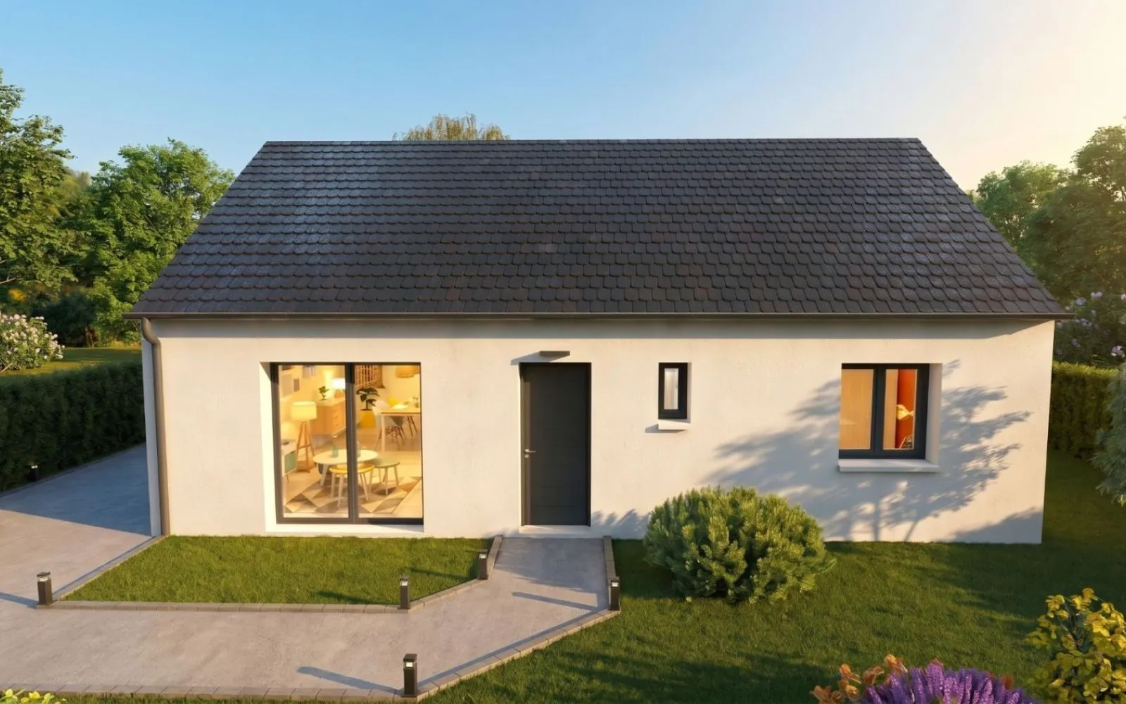 Projet de construction d'une maison 67 m² avec terrain à SAINT-REMY-LES-CHEVREUSE (78) à Saint-Rémy-lès-Chevreuse — photo 1