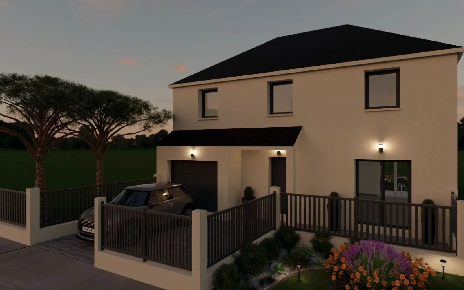 Projet de construction d'une maison 102 m² avec garage intégré en avancée à Viry-Châtillon — photo 2