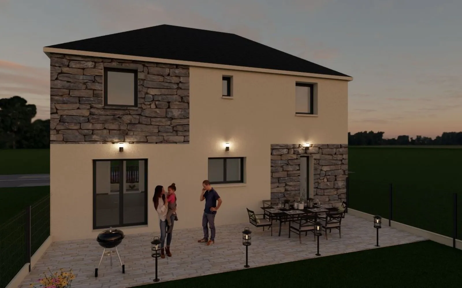 Projet de construction d'une maison 102 m² avec garage intégré en avancée à Viry-Châtillon — photo 4