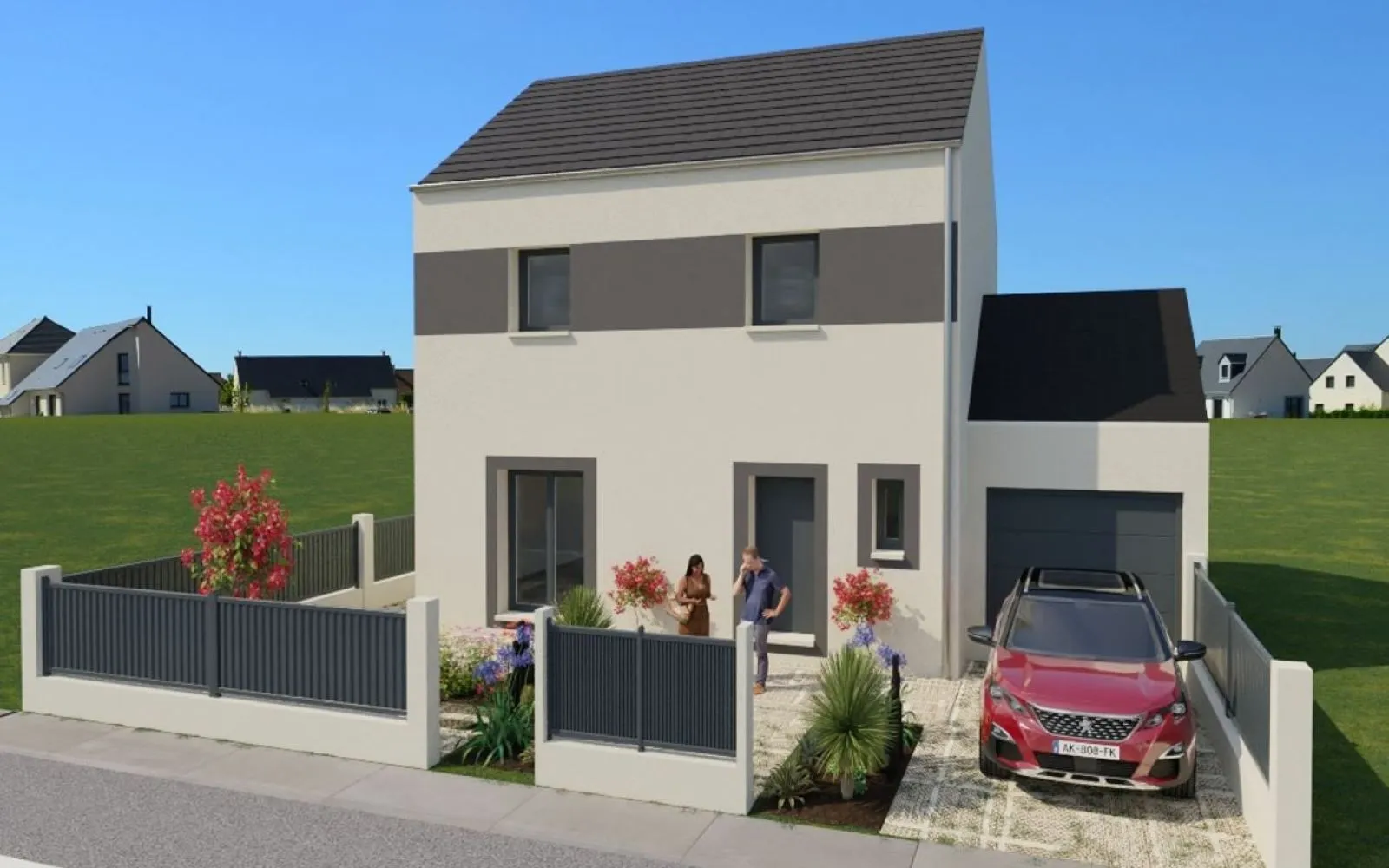 Projet de construction d'une maison 95 m² avec terrain à SAINT-CYR-SOUS-DOURDAN (91) à Saint-Georges-Motel — photo 1