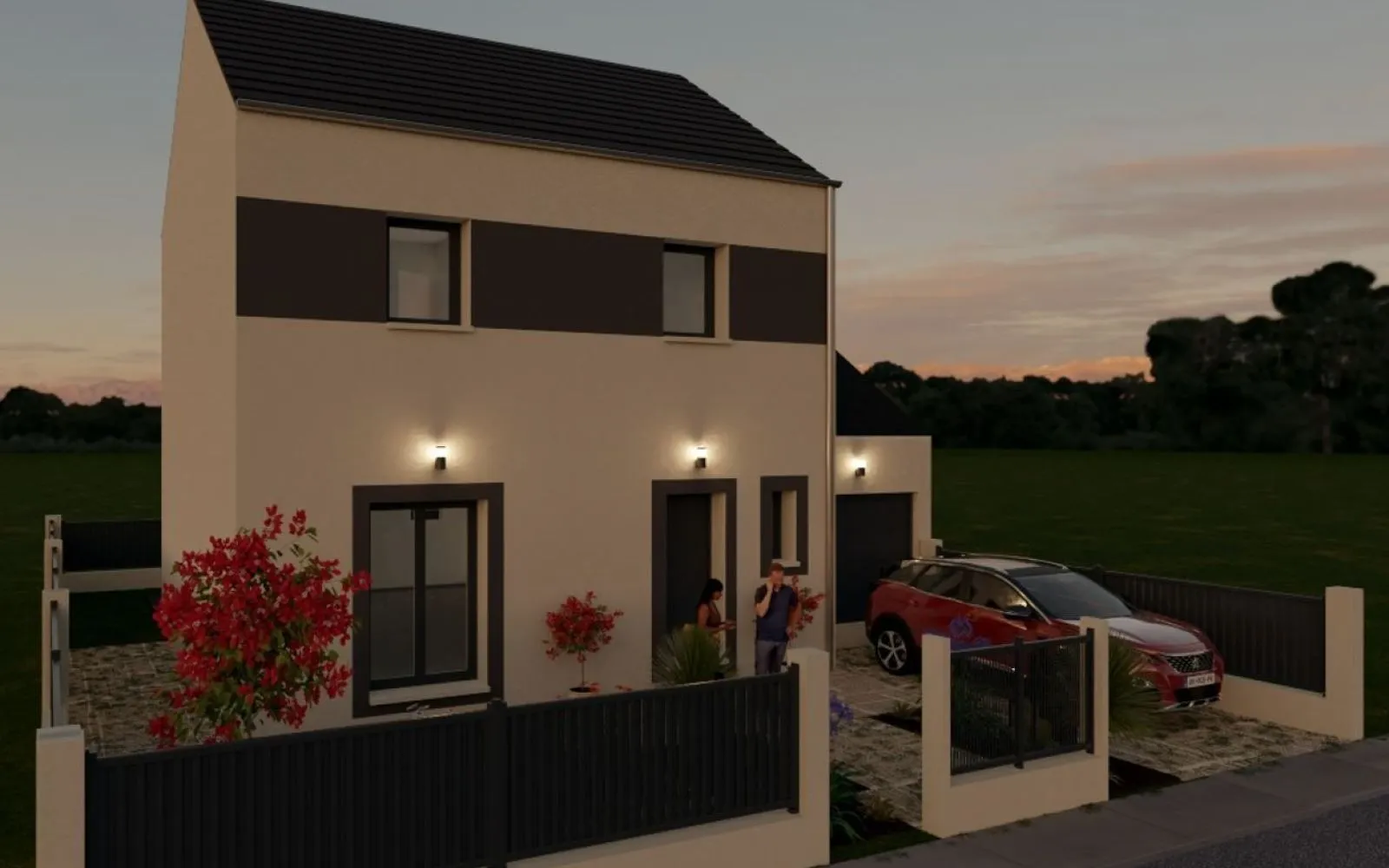 Projet de construction d'une maison 95 m² avec terrain à SAINT-CYR-SOUS-DOURDAN (91) à Saint-Georges-Motel — photo 2