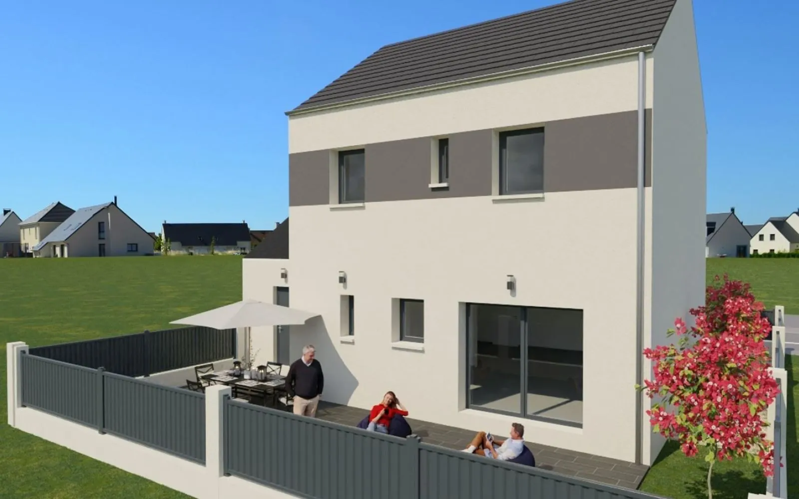 Projet de construction d'une maison 95 m² avec terrain à SAINT-CYR-SOUS-DOURDAN (91) à Saint-Georges-Motel — photo 3