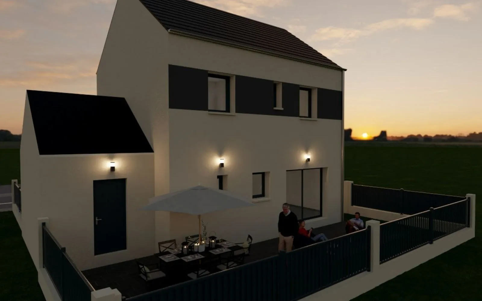 Projet de construction d'une maison 95 m² avec terrain à SAINT-CYR-SOUS-DOURDAN (91) à Saint-Georges-Motel — photo 4